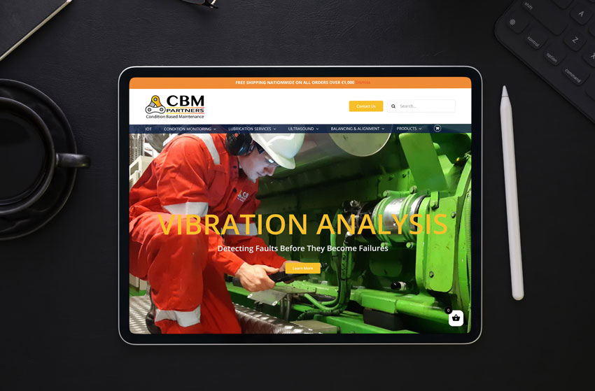 CBM Partners Ireland website design