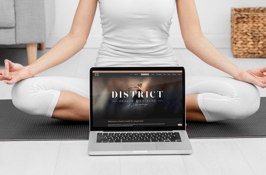 District Health & Leisure web design