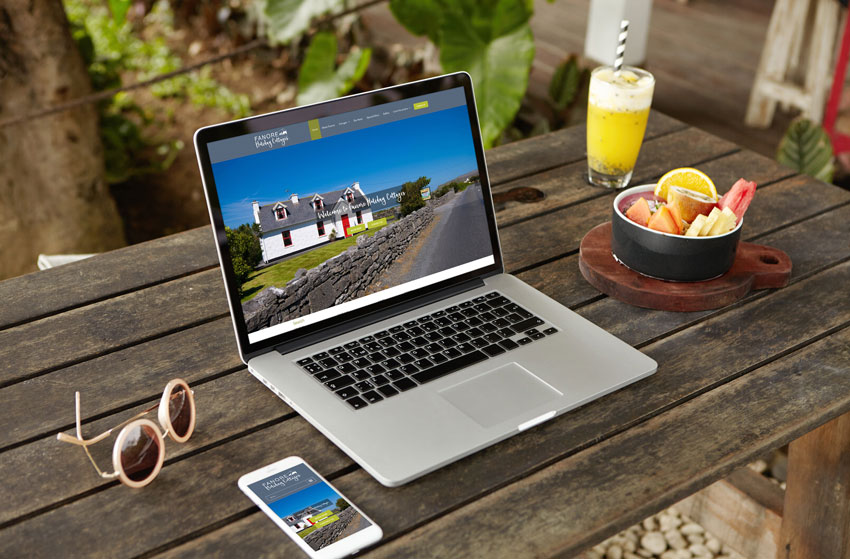 Fanore Holiday Cottages web design