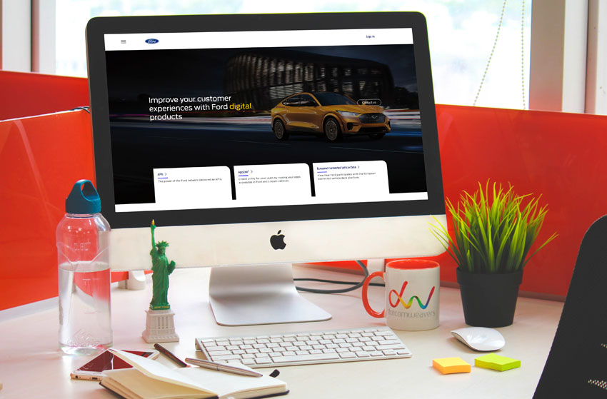 Ford developer website design