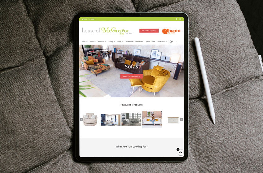 House Of McGregor web design