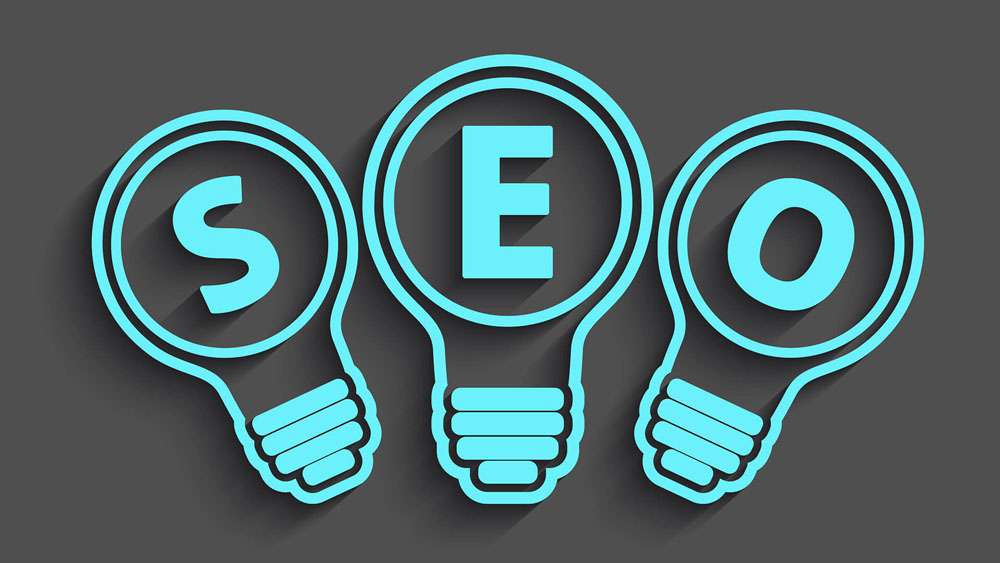 Three light bulbs showing why SEO is important to think about