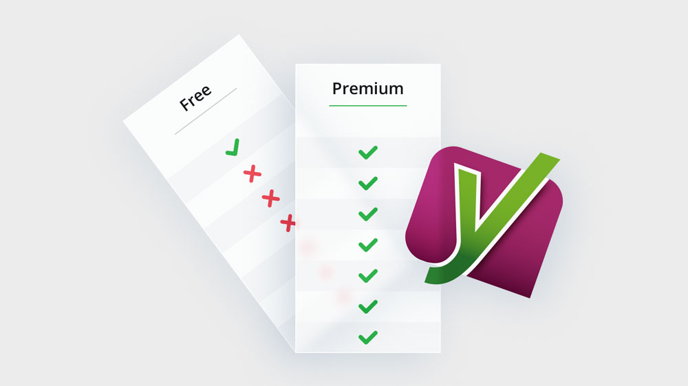 Comparison between Yoast Free and Premium versions