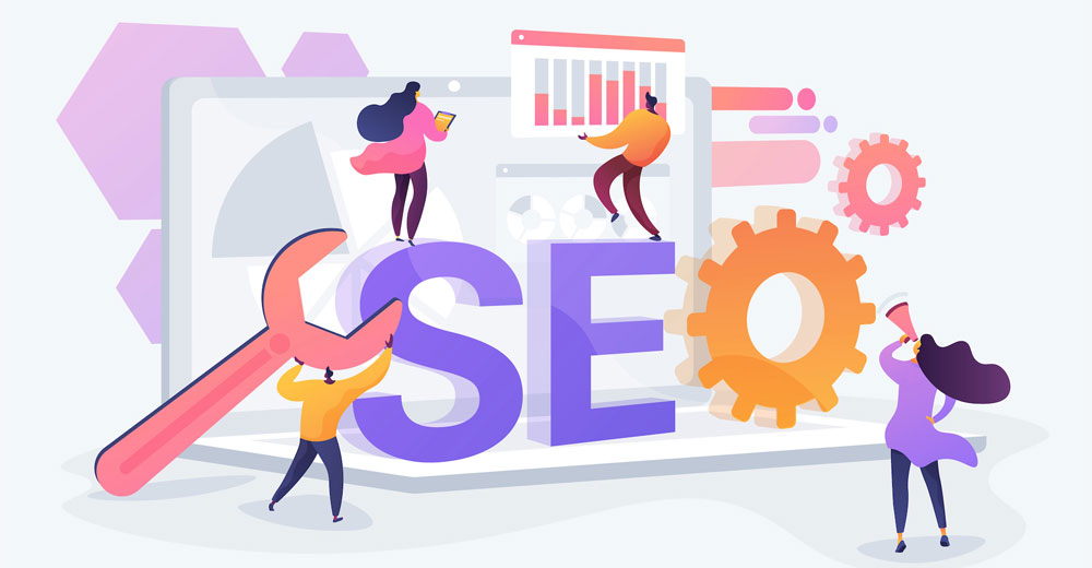 A creative illustration depicting the concept of content strategy and its impact on search engine rankings, conveying the importance of strategic content planning