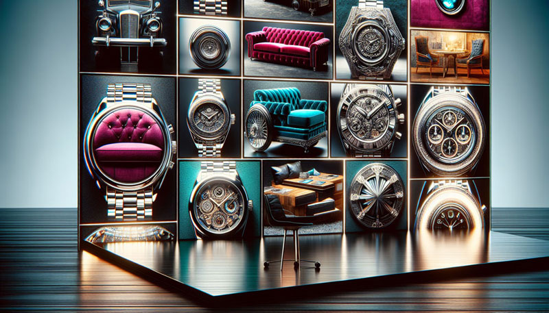 High-quality images showcasing products on an ecommerce website