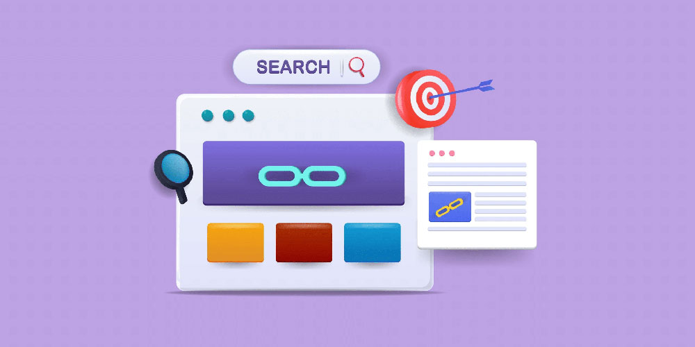 Illustration of content creation and promotion for link building